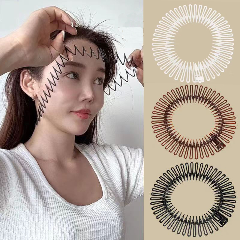 Hair Spa Wellness - Plastic Full Circle Stretch Flexible Comb