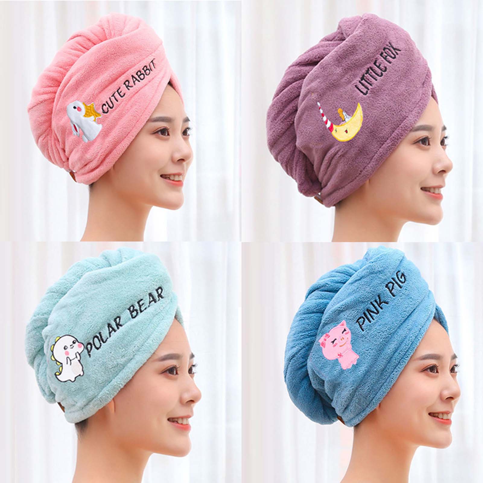 Coral Fleece Womens Hair Towel - огляд і ціна Hair Spa Wellness