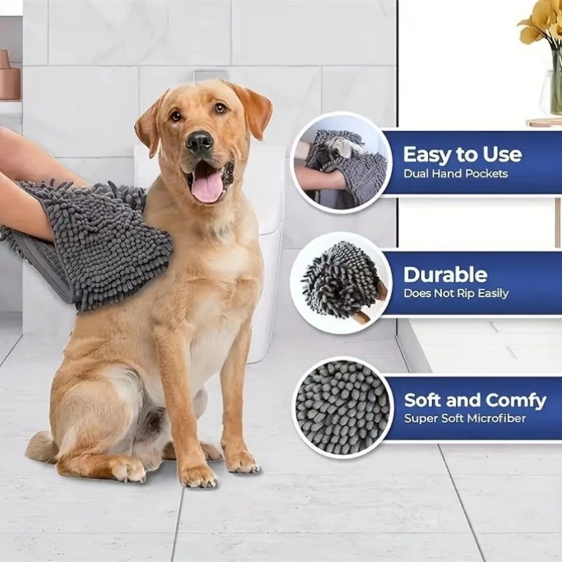 Super Absorbent Pet Bath Towel - огляд і ціна Hair Spa Wellness