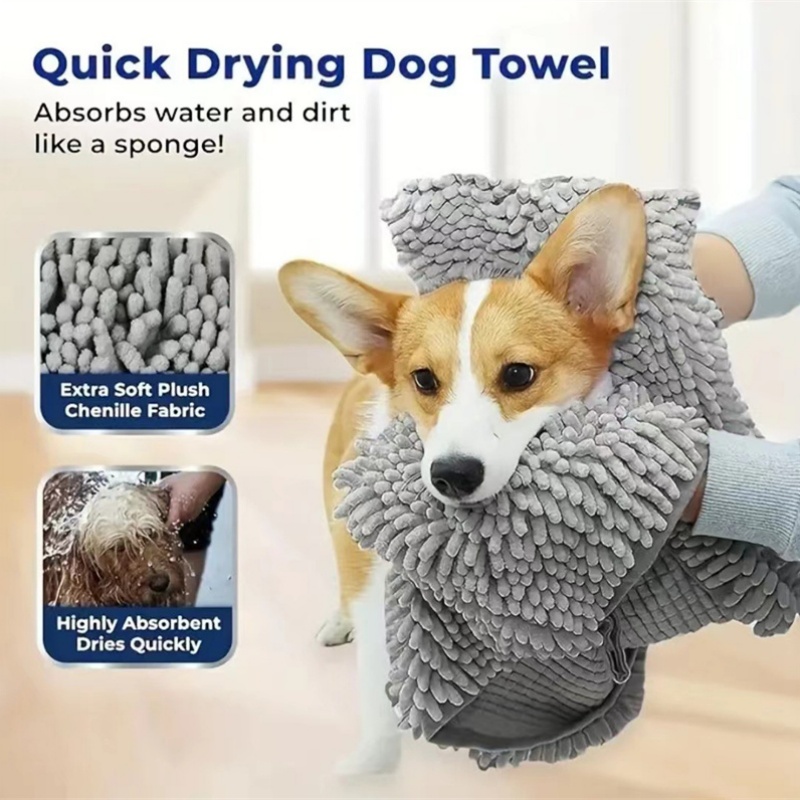 Super Absorbent Pet Bath Towel - огляд і ціна Hair Spa Wellness